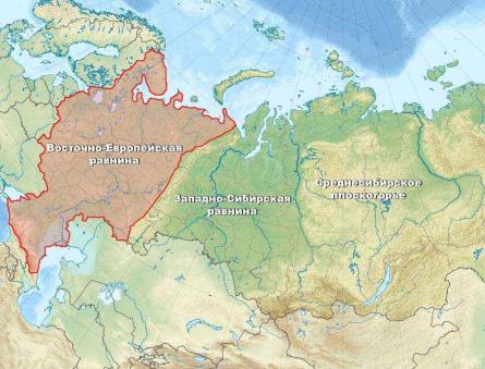 Общая характеристика русской равнины Климат среднерусской равнины