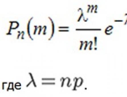 Закон распределения случайной величины формула